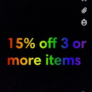 15% off 3 or more bundle